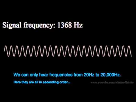 We can only hear frequencies from 20Hz to 20,000Hz.  - PULTEC