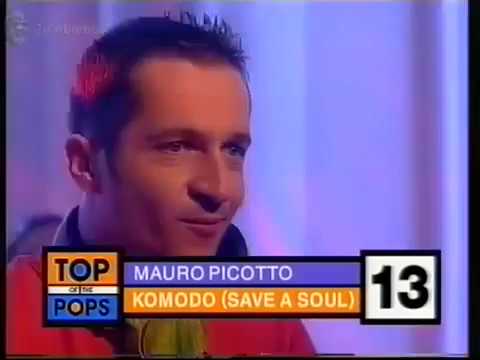 Mauro Picotto Live On top of the pops Komodo Save A Soul TOTP (VHS Capture)