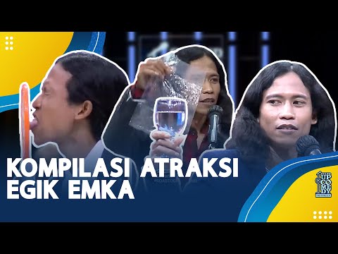 Kompilasi Atraksi Egik Emka: Dari Bakar Rambut Hingga Makan Ikan Cupang!