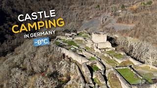 Winterlager auf der Schmidtburg: Übernachtung in der Ruine bei -8 °C