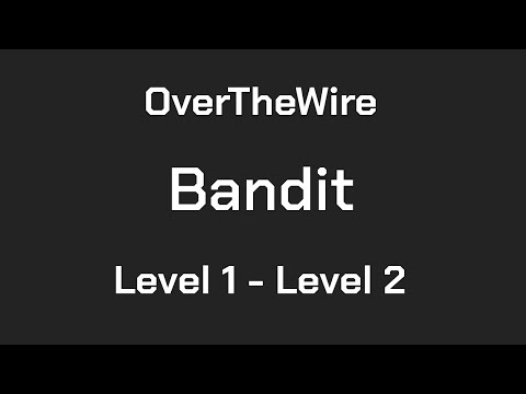 OverTheWire Bandit Level 1 - Level 2