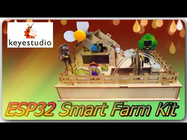 Vídeo relacionado con KEYESTUDIO IoT Control Smart Farm Starter Kit para Arduino ESP32, DIY Sensor Kit for Arduino and Scratch Programming