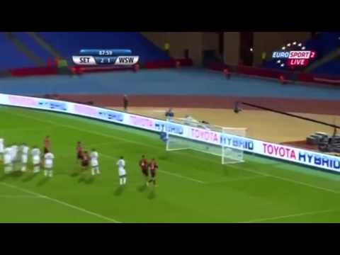 Saba's 88th minute free kick Vs Es Setif