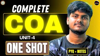 COA Computer Organization and Architecture in One Shot | Unit-4 | Aktu Exam | PYQ Solutions | BCS302