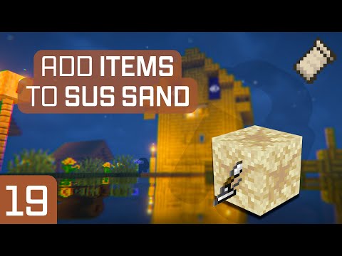 Modding by Kaupenjoe - Fabric Modding Tutorial - Minecraft 1.20: Add Items to Sus Sand | #19