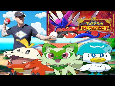 Pokemon Scarlet Playthrough with Giveaways and Pack Battle at 60 Likes