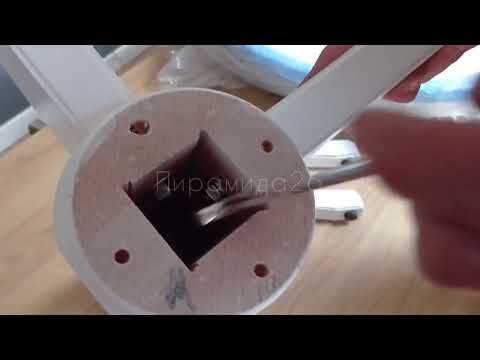 Видео-инструкция по сборке стола Анкона (круглый, раздвижной).Мебельная фабрика Пирамида26