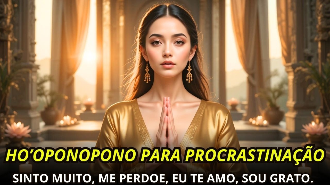 🎧"Ho'oponopono para PROCRASTINAÇÃO: Pare de Adiar e Comece a Agir AGORA!"🧘🍀🧲🎶💰