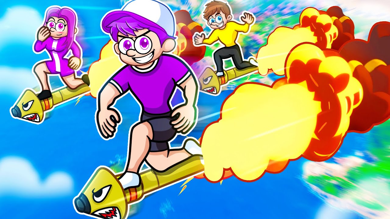 Trolling My Friends by ROCKET RIDING in Fortnite…