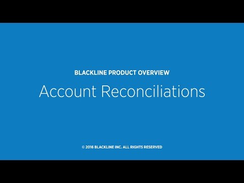 BlackLine Account Reconciliations Overview