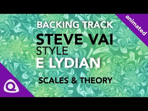 Backing Track: STEVE VAI Style Dreamy E Lydian/A Lydian Mode