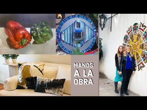 Hands-on Workshop 2023 Program 15 Painting Leatherette Cushions - Oil Painting Mosaics MAP Museum