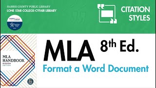 Format a Word Document in MLA