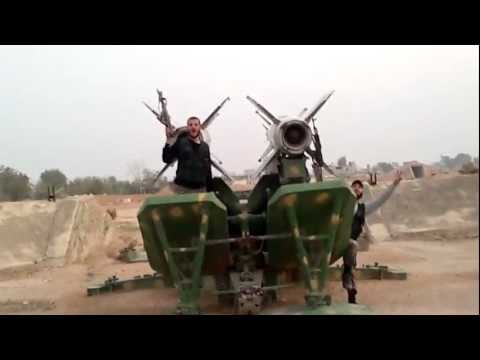 جولة كتيبة صقور الجولان بعد السيطرة على كتيبة الدفاع الجوي في ريف دمشق ضمن معركة "أخبرنا الرسول أنه في محرم"