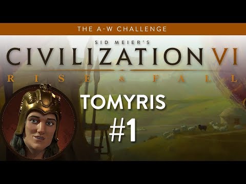 Let's Play Civilization 6: Rise and Fall - Deity - Tomyris part 1
