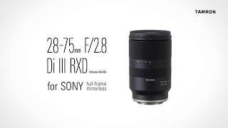 Video 0 of Product Tamron 28-75mm F/2.8 Di III RXD Full-Frame Lens (2018)