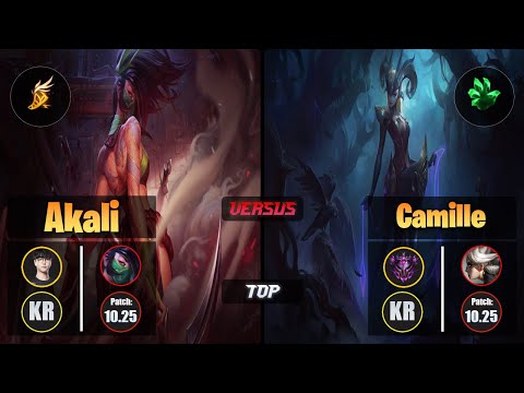 Roach AKALI (Top) [Fleet Footwork] VS CAMILLE - Master KR Patch 10.25