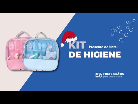 KIT DE HIGIENE PARA BEBÊS - CONJUNTO COM 13 PEÇAS