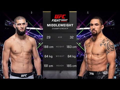 Khamzat Chimaev vs Robert Whittaker Full Fight - UFC Fight