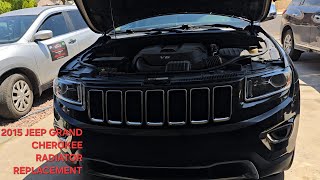2015 3.6 jeep Cherokee radiator replacement