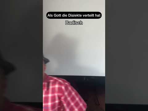 When God handed out dialects…