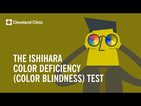 The Ishihara Color Deficiency (Color Blindness) Test