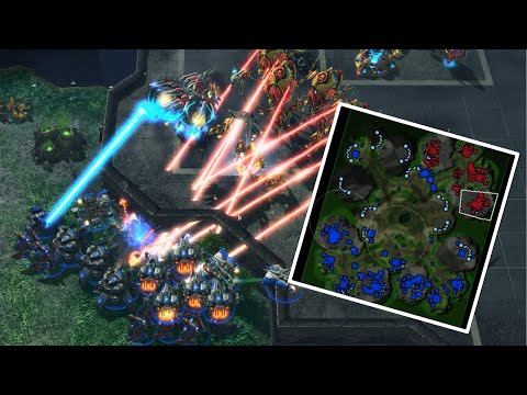 1 Protoss Grandmaster vs 3 Platinum Players - IMPOSSIBLE CHALLENGE
