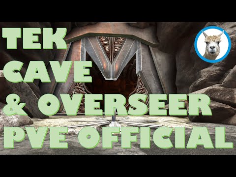 Solo Gamma Tek Cave and Overseer - Official PVE - Homegrown Tames - No Cuts