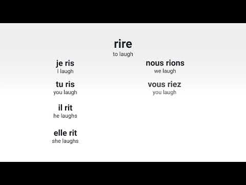 What is the present tense of the French verb avoir