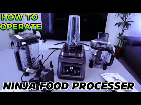 How To Operate Ninja Food Processor| Ninja BN800UK Food Processor & Blender with Auto IQ