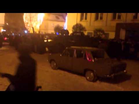 Rekonstrukcja stanu wojennego, grudzień 2012, Rynek, Oleśnica