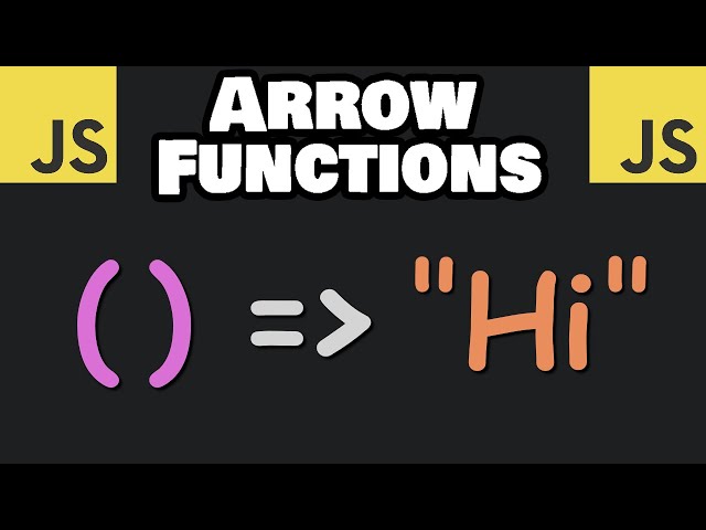 Master JavaScript Arrow Functions in 8 Minutes | Magica