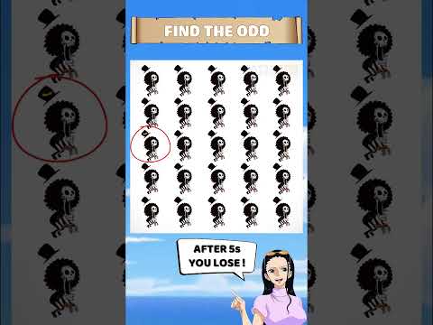 1+ Find the Odd One Out Challenge - One Piece Character Edition M9| One Piece Quiz Haticado