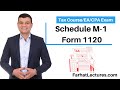 Schedule M 1 Form 1120