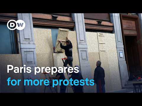 France: Major security operation ahead of planned protests | DW News