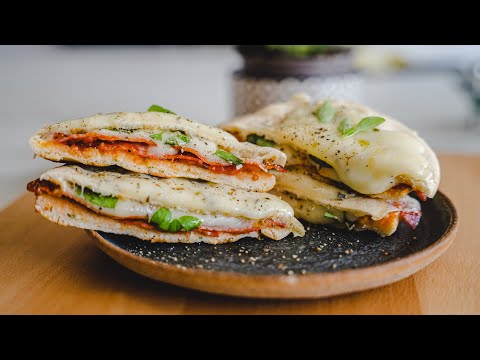 RECETTE PITA PIZZA 5 INGREDIENTS TROP FACILE