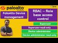 PaloAlto NGFW Role Base Access Device Administrator