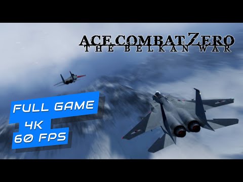 Ace Combat Zero The Belkan War - Ace Dificulty | 4K True 60fps | Longplay No Commentary Gameplay PS2
