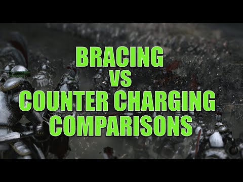 Bracing vs Counter Charging - When should you be doing them: Total War Warhammer 2