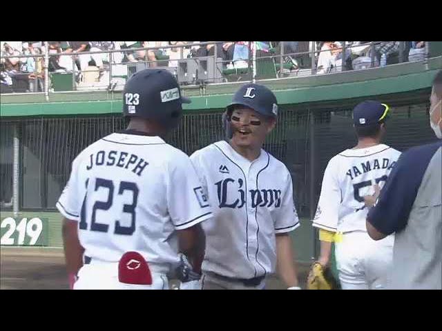 【ファーム】ライオンズ・川越誠司 今季第3号ソロホームランで同点に追い付く!! 2022年9月13日  埼玉西武ライオンズ 対 読売ジャイアンツ