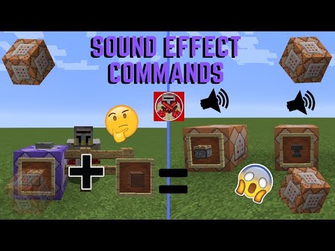 RedstoneKnightX - Command Block Tutorial #32: Sound Effect Commands in Minecraft (1.13+)