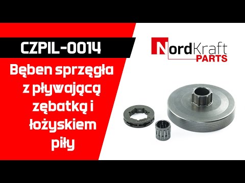 Bęben (kosz) sprzęgła z pływającą zębatką i łożyskiem piły CZPIL-0014 / Nordkraft Parts