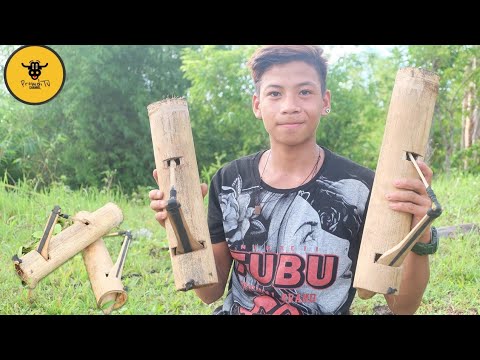 Traps for Land Crabs Using bamboo for| Pag gawa ng bitag para sa Kuray (land crabs) PADLONG TRAP