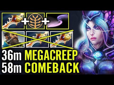 MEGA CREEPS COMEBACK - too much Divine for one Game |Meracle Dota 2