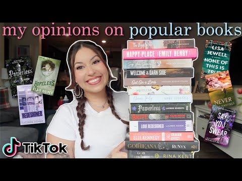 my honest opinions on popular booktok books..