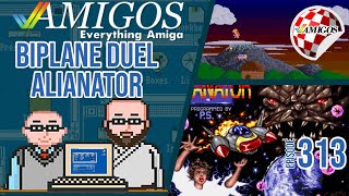 Amiga Public Domania! BiPlane Duel / Alianator - Amigos 313