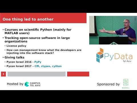 PyData Tel Aviv Meetup: Working full-time on Open Source Software - Matti Pincus