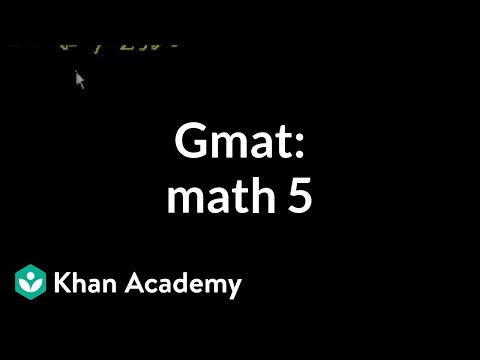 GMAT Math 5