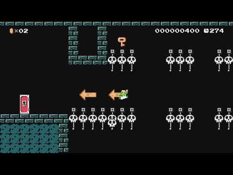 Skull Road/崩れゆく骨の道 by Noppo - Super Mario Maker 2 - No Commentary 1bu