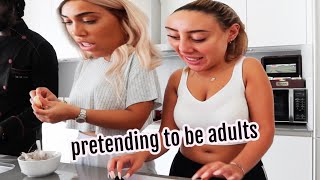 cooking together and introducing you to our friend